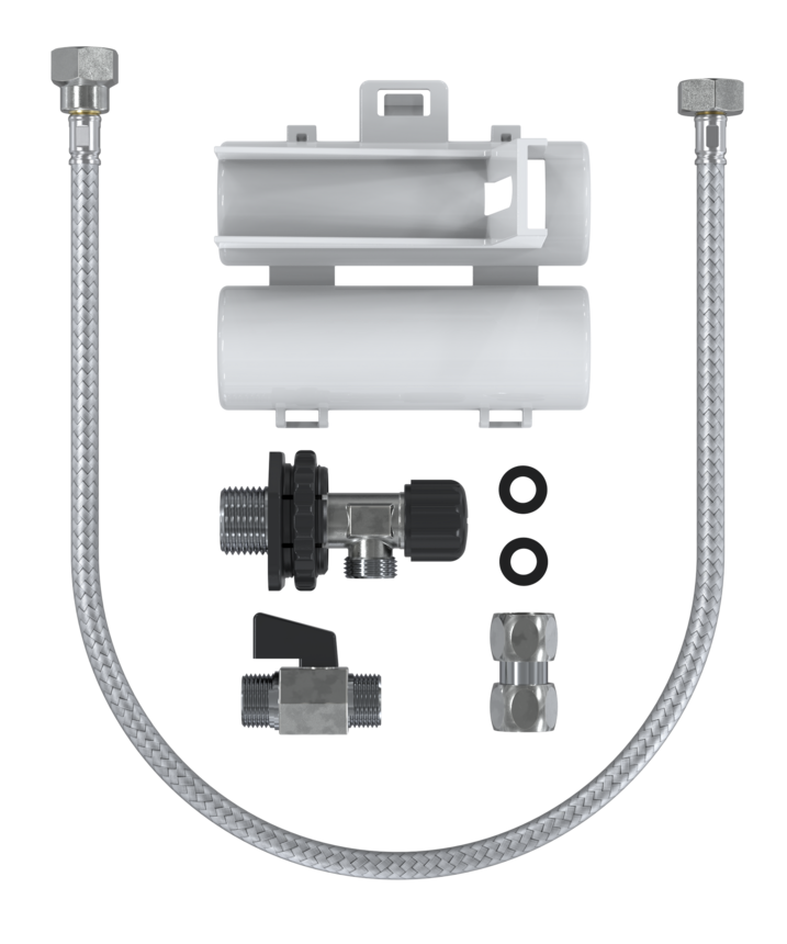 Connecting set for WASHLET® RW on WC RP, back-to-wall