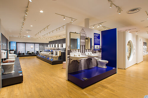 An exhibition of several TOTO products