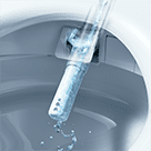 WAND is always kept clean with EWATER+