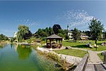 Park grounds Hotel Gmachl in Bergheim near Salzburg