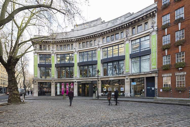 Outdoor view of Building Centre in London