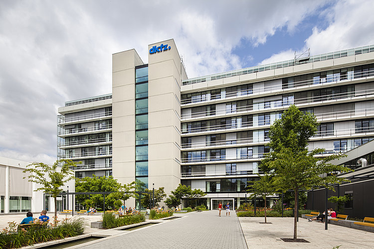 Outside view of German Cancer Research Centre in Heidelberg