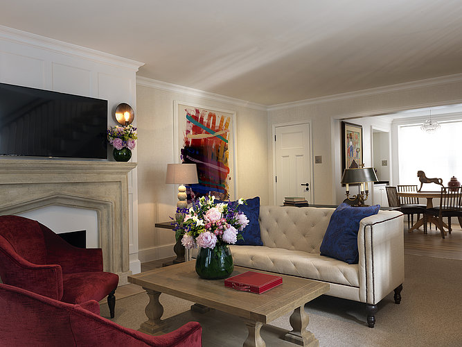 Doppelbett im Stafford Hotel in London