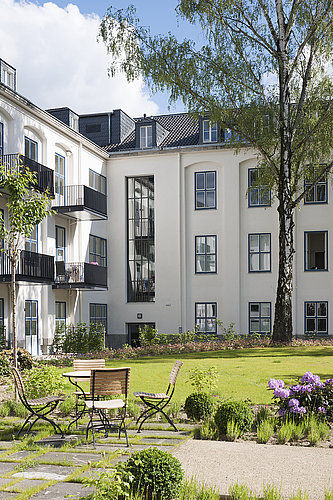 Courtyard at Metropolitan Gardens in Berlin Dahlem