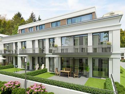 Outdoor view of a modern residential building